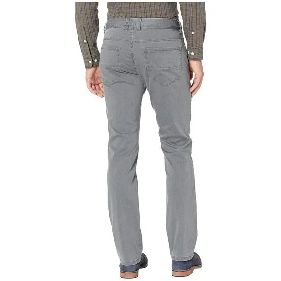 Tommy Bahama Men's 32W x 34L Fog Grey Boracay Five-Pocket Stretch Chino Pant - Picture 3 of 12